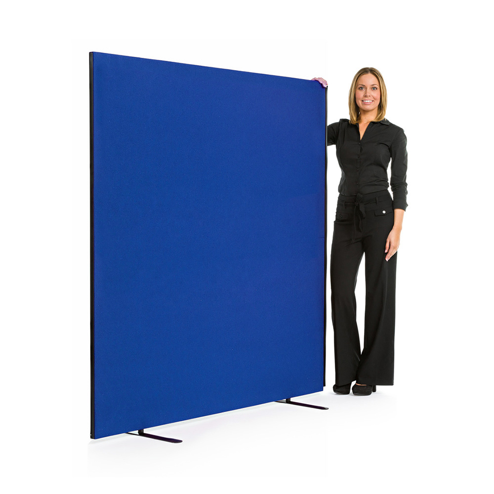 Standard Freestanding Office Partitions 1800mm High in Royal Blue