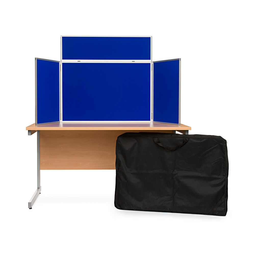 Display Board Presentation Kit in Blue with Carry Bag