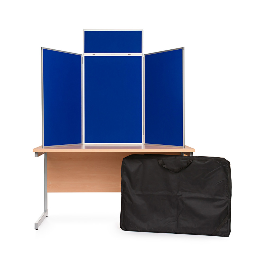 Table Top Presentation Kit in Blue with Carry Bag Included