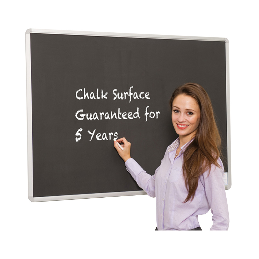 Wall Mounted Chalk Board with Aluminium Frame