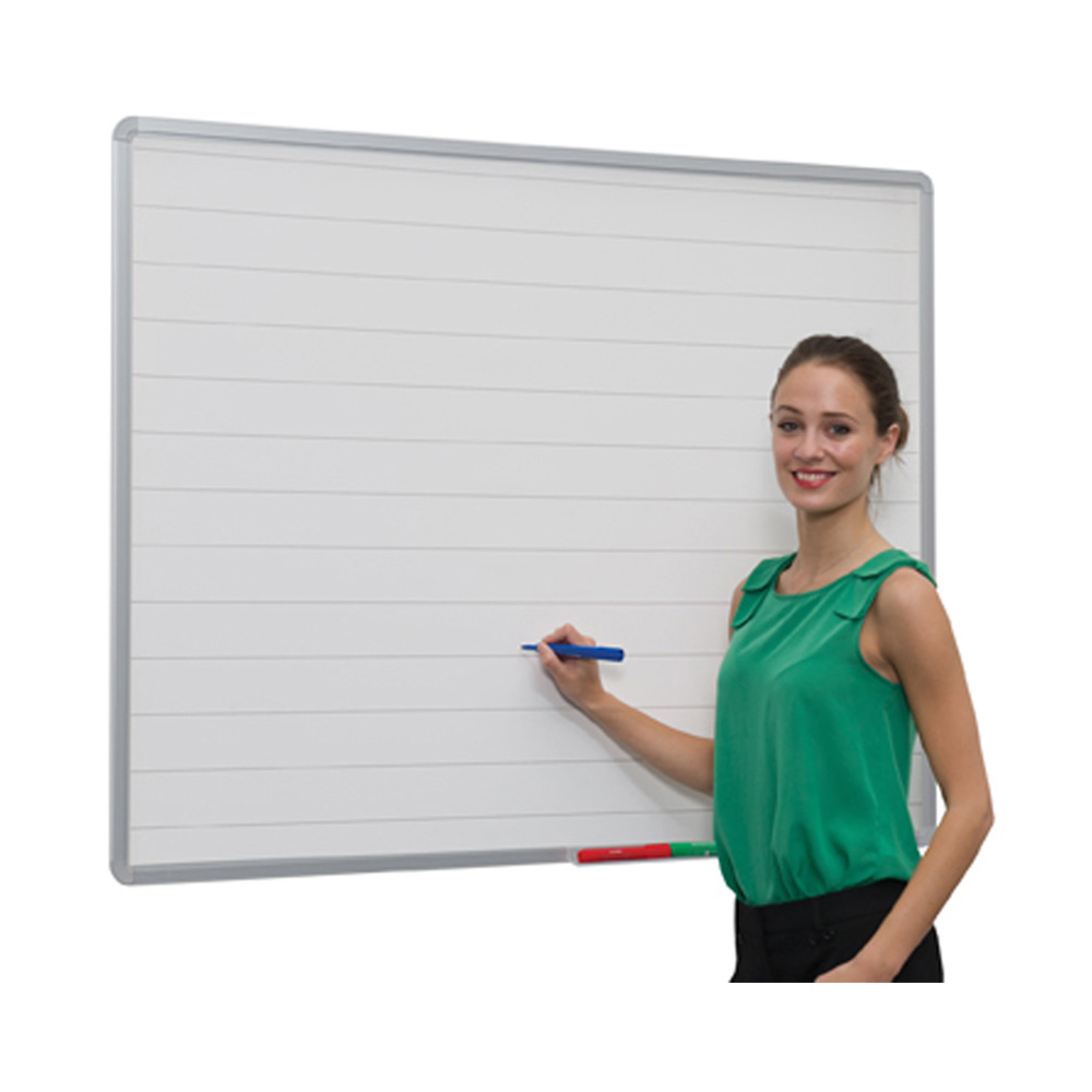 Whiteboard with Lined Marking for Handwriting Lessons